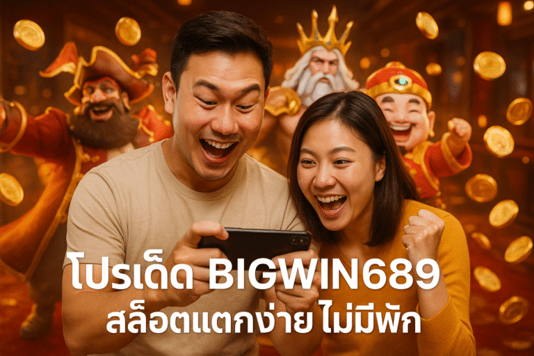 โปรเด็ด BIGWIN689 สล็อตแตกง่ายไม่มีพัก