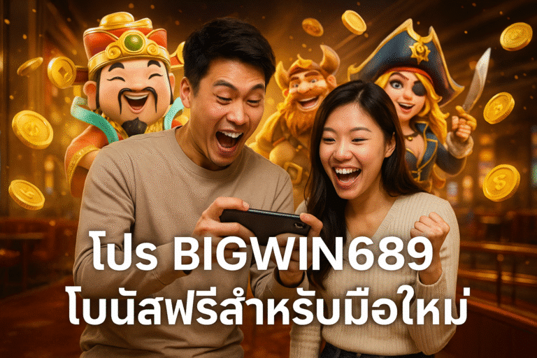 โปร BIGWIN689 โบนัสฟรีสำหรับมือใหม่
