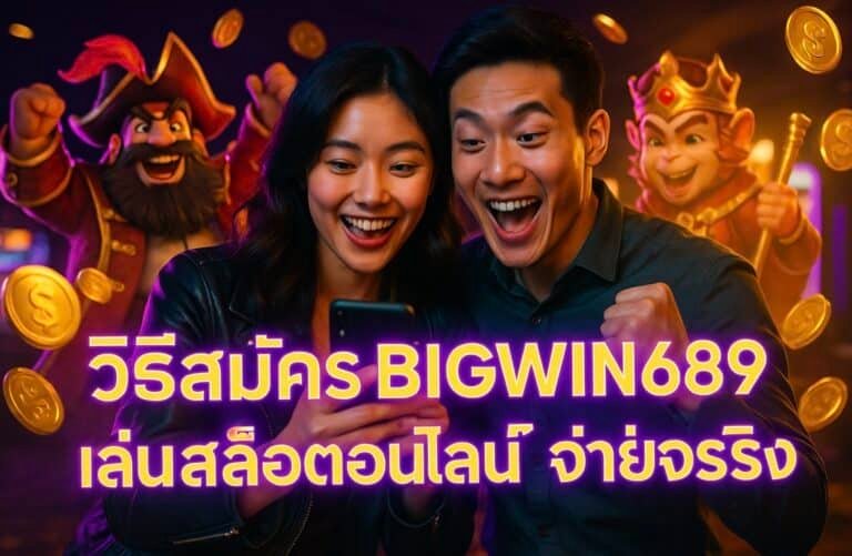 วิธีสมัคร BIGWIN689 เล่นสล็อตออนไลน์ จ่ายจริง