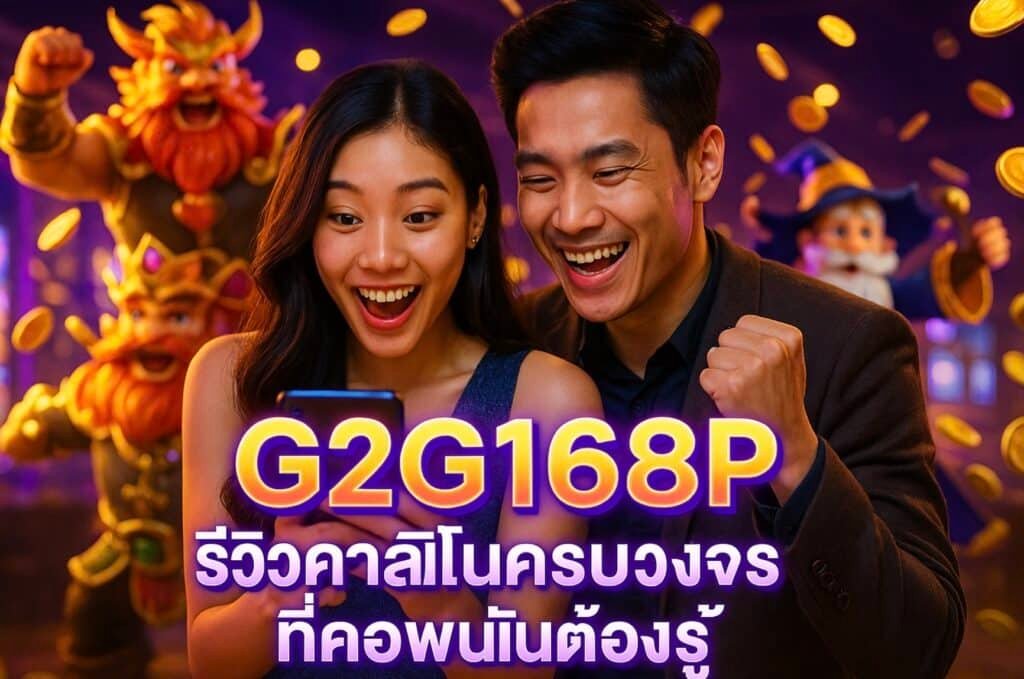 G2G168P รีวิวคาสิโนครบวงจร ที่คอพนันต้องรู้