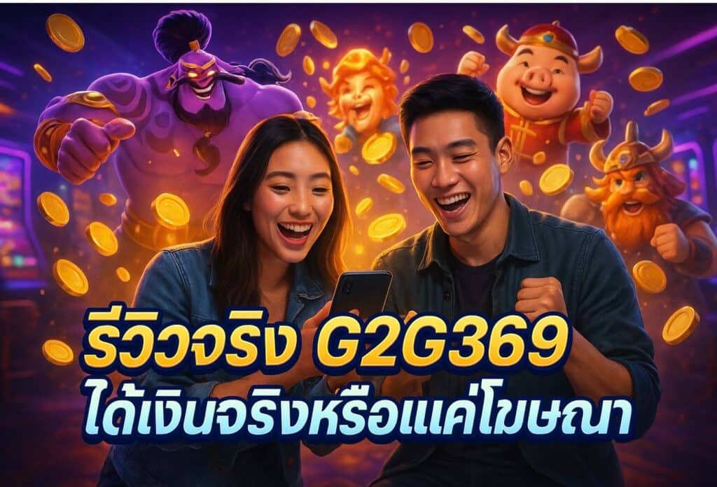 รีวิวจริง G2G369 ได้เงินจริงหรือแค่โฆษณา